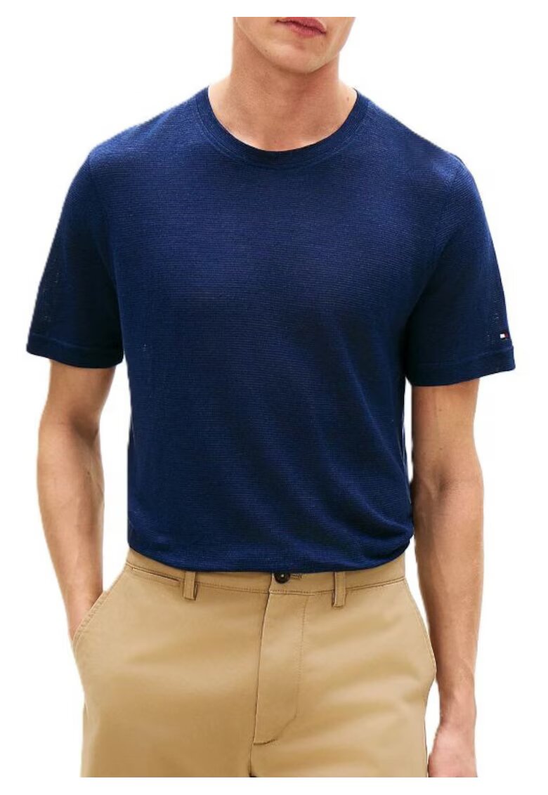 Tommy Hilfiger Мъжка тениска DC LINEN TEE - Памук -