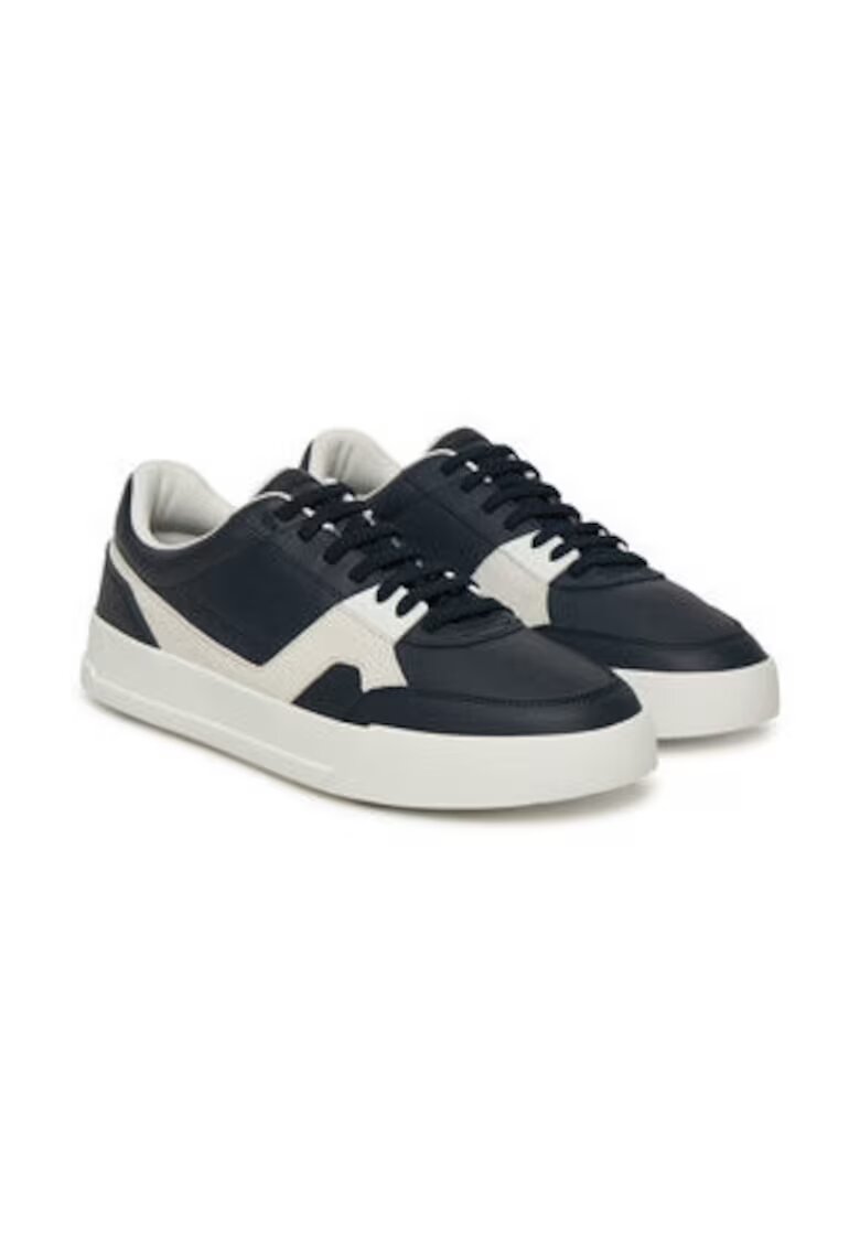Tommy Hilfiger Мъжки кецове - 305552648 - естествена кожа - тъмносин/бял