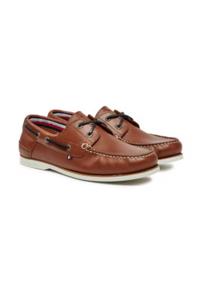 Tommy Hilfiger Мъжки обувки естествена кожа - кафяви -