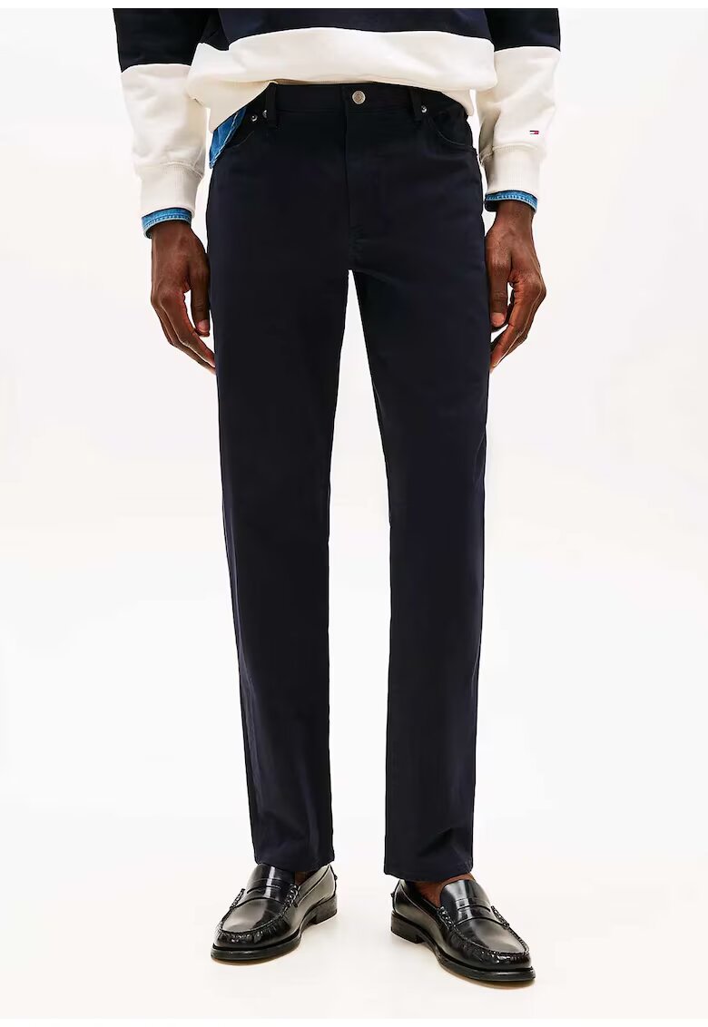 Tommy Hilfiger Мъжки панталони - Deton - Памук - Тъмносин 3330