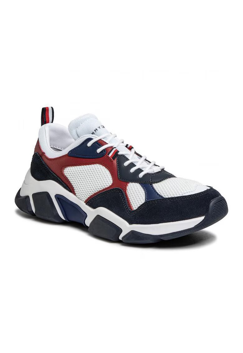 Tommy Hilfiger Мъжки спортни обувки - есен/зима - полиестер - десен - син