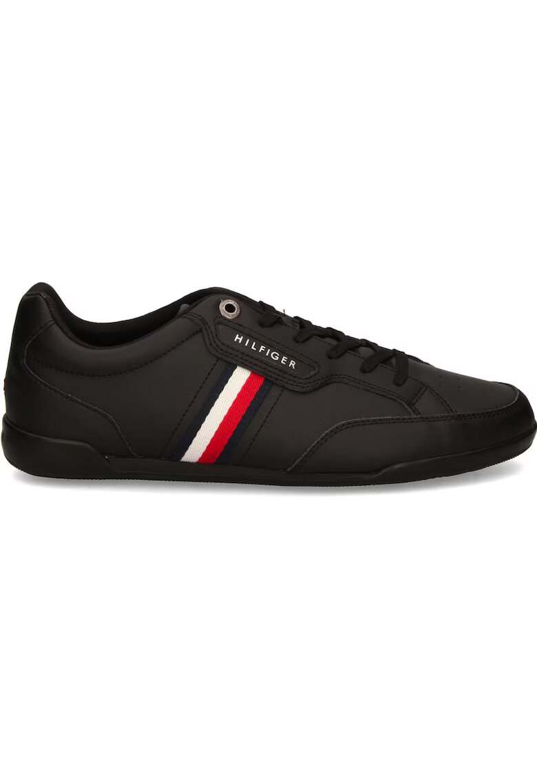 Tommy Hilfiger Мъжки спортни обувки m runner premium leather - FM0FM05277-BDS - Черни