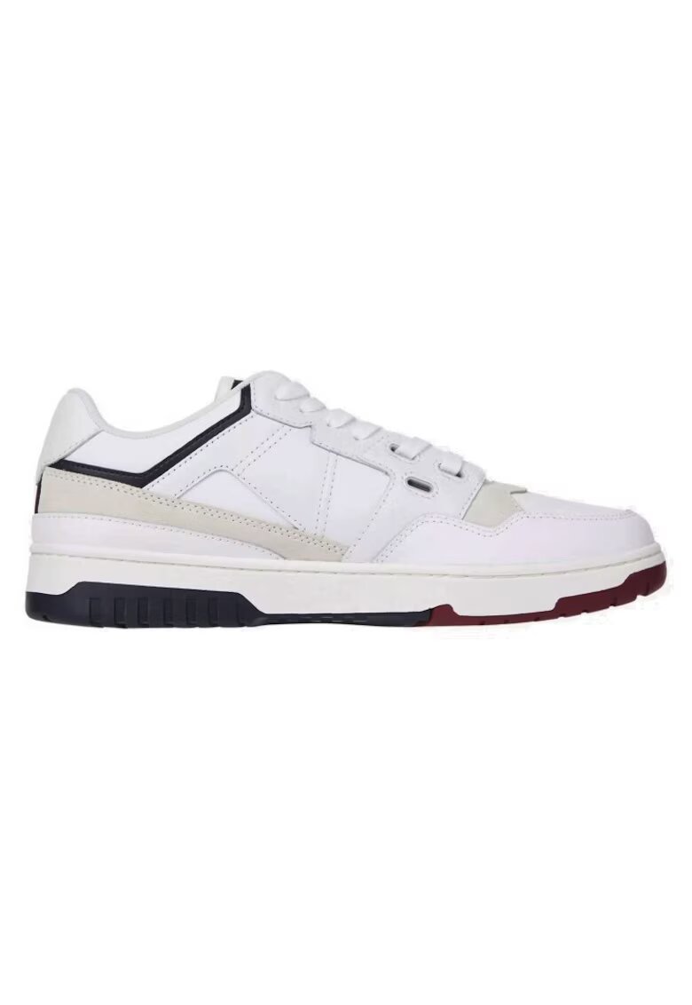 Tommy Hilfiger Мъжки спортни обувки TH BASKET STREET RWB - Естествена кожа -