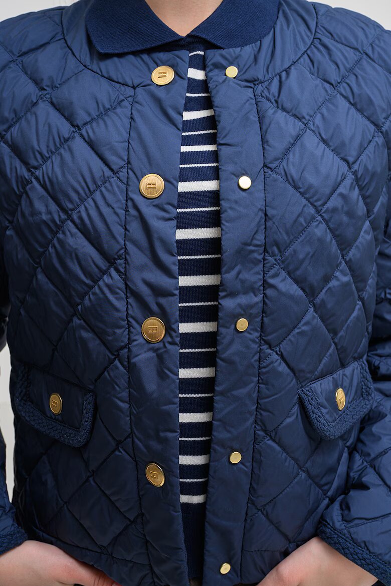 Tommy Hilfiger Непромокаемо капитонирано яке Тъмносин
