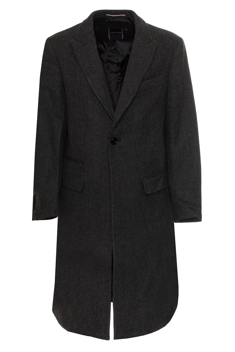 Tommy Hilfiger Палто Lana THJ4046608 Черен/Tъмносив