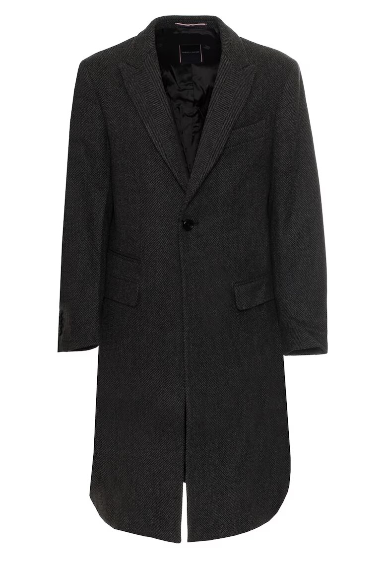 Tommy Hilfiger Палто Lana THJ4046608 - Черен/Tъмносив