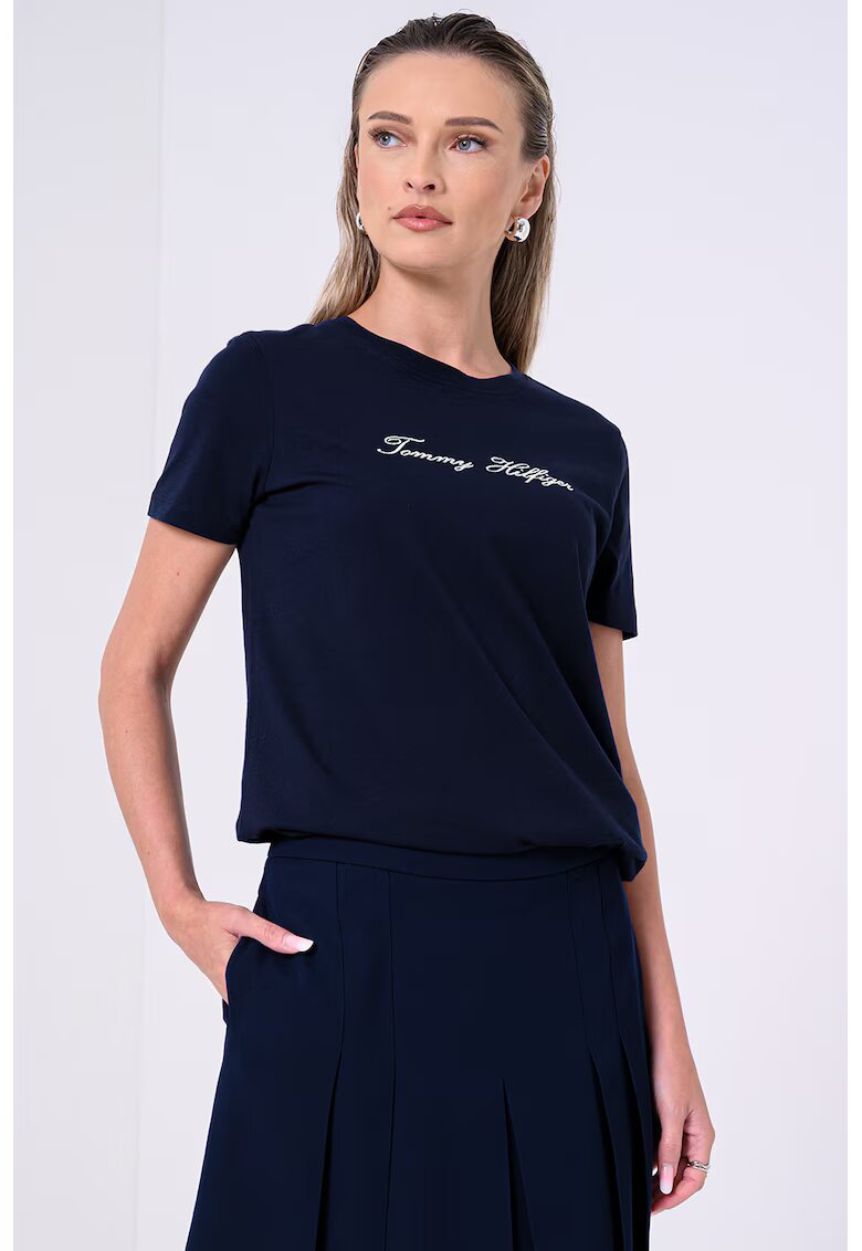 Tommy Hilfiger Памучна тениска с лого