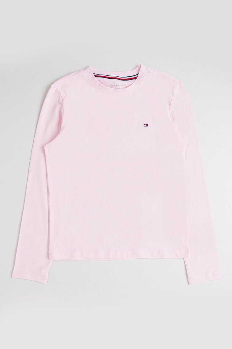 Tommy Hilfiger Пижама с лого Бледо розово/Тъмносин