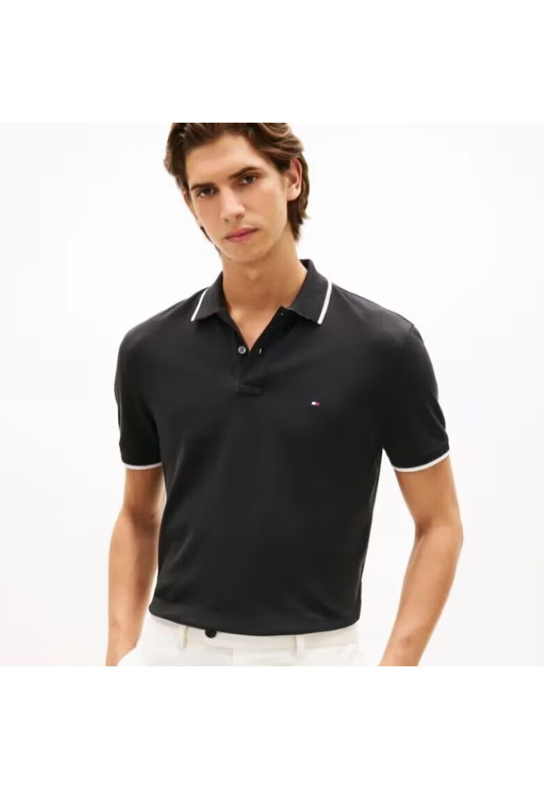 Tommy Hilfiger Поло тениска PIQUE UNDERCOLLAR REG POLO-MW0MW42748-BDS