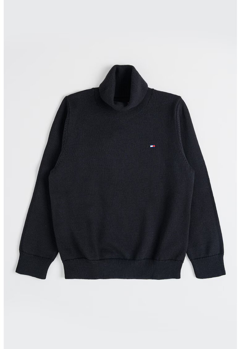 Tommy Hilfiger Пуловер от органичен памук с поло