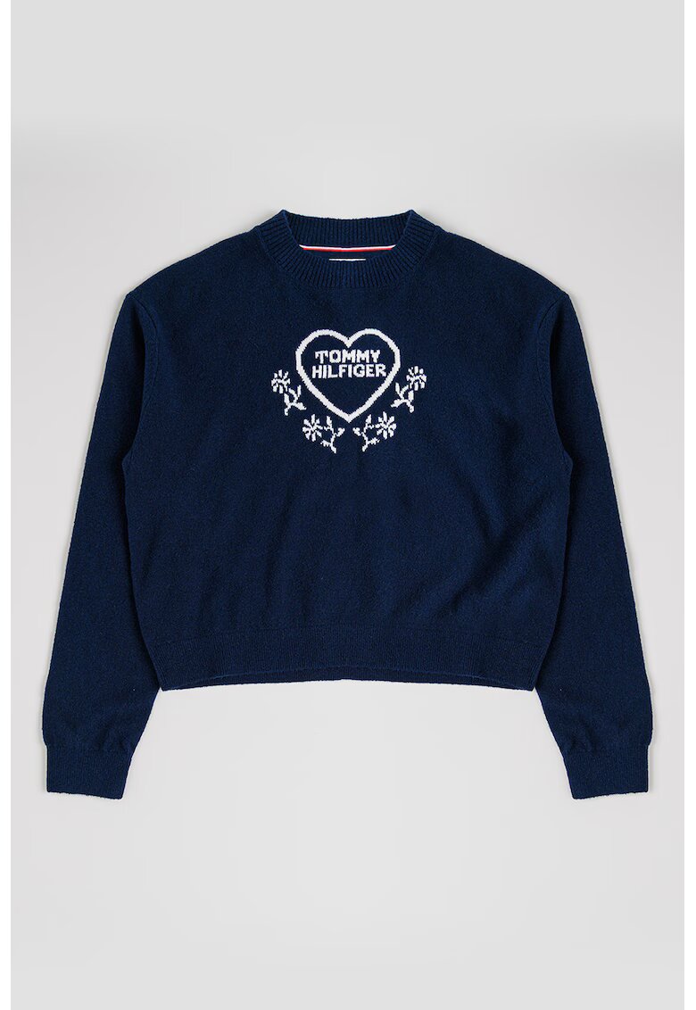 Tommy Hilfiger Пуловер с бродирано лого