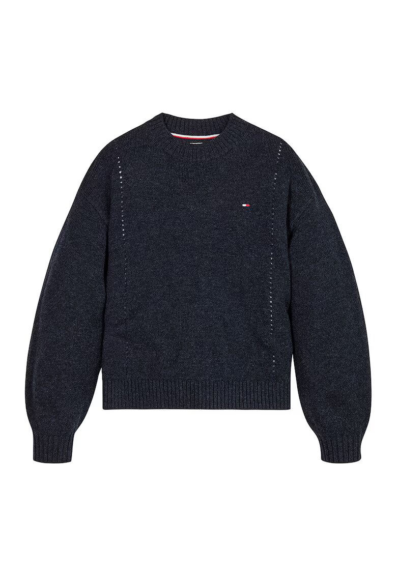 Tommy Hilfiger Пуловер с вълна с паднали ръкави