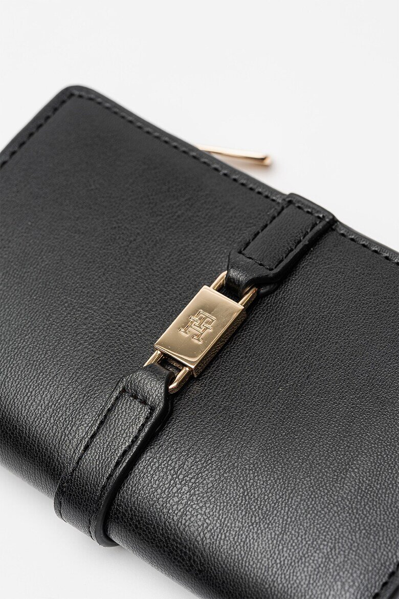 Tommy Hilfiger Сгъваем портфейл от еко кожа Черен