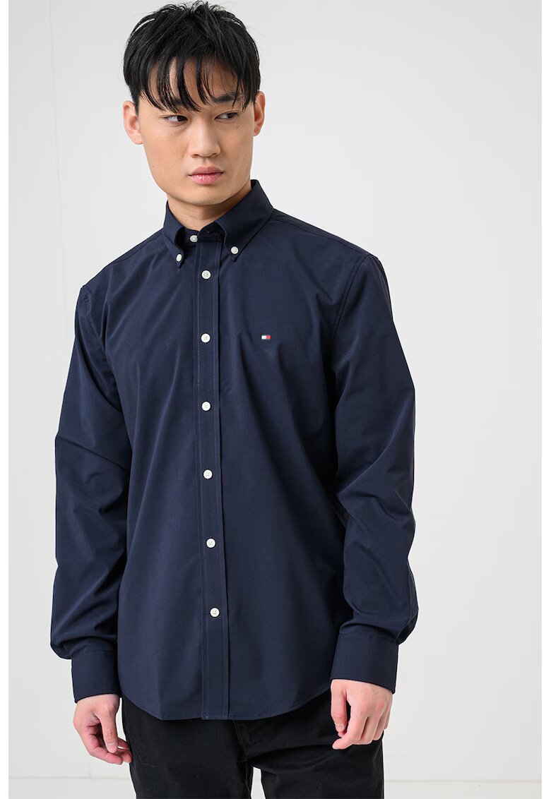 Tommy Hilfiger Слим риза с лого