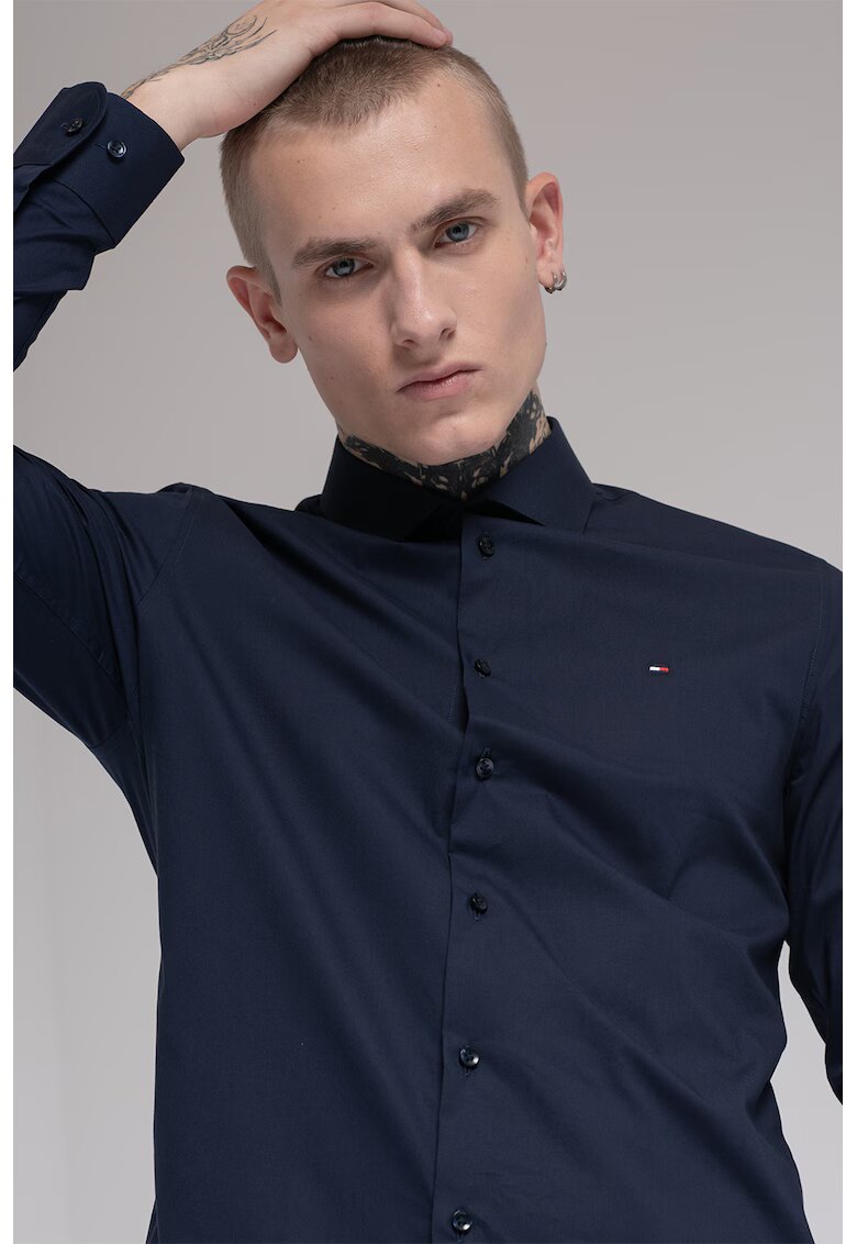 Tommy Hilfiger Слим риза с памук