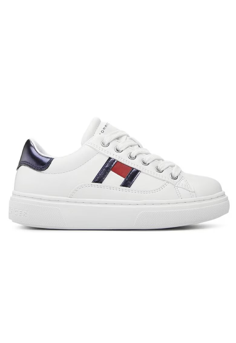 Tommy Hilfiger Спортни обувки за момичета - flag low cut lace-up sneaker - T3A9-32966-1355A473 -