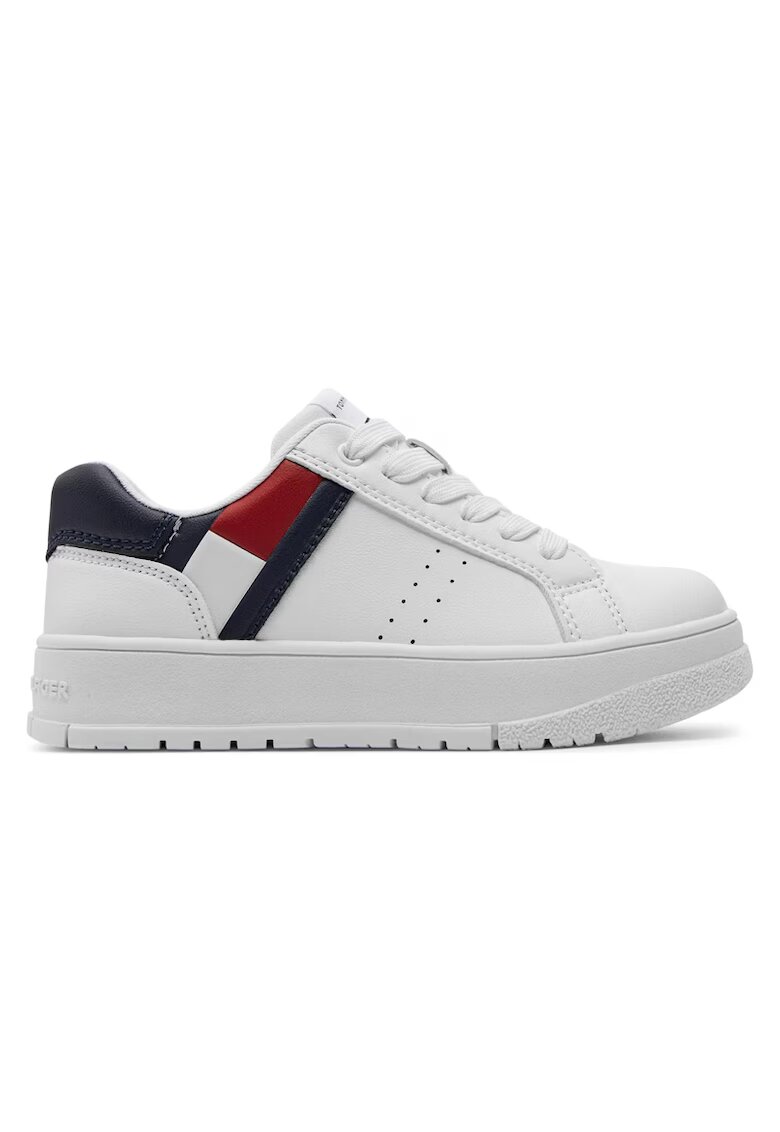 Tommy Hilfiger Спортни обувки за момичета - flag low cut lace-up sneaker - T3X9-33356-1355100 -