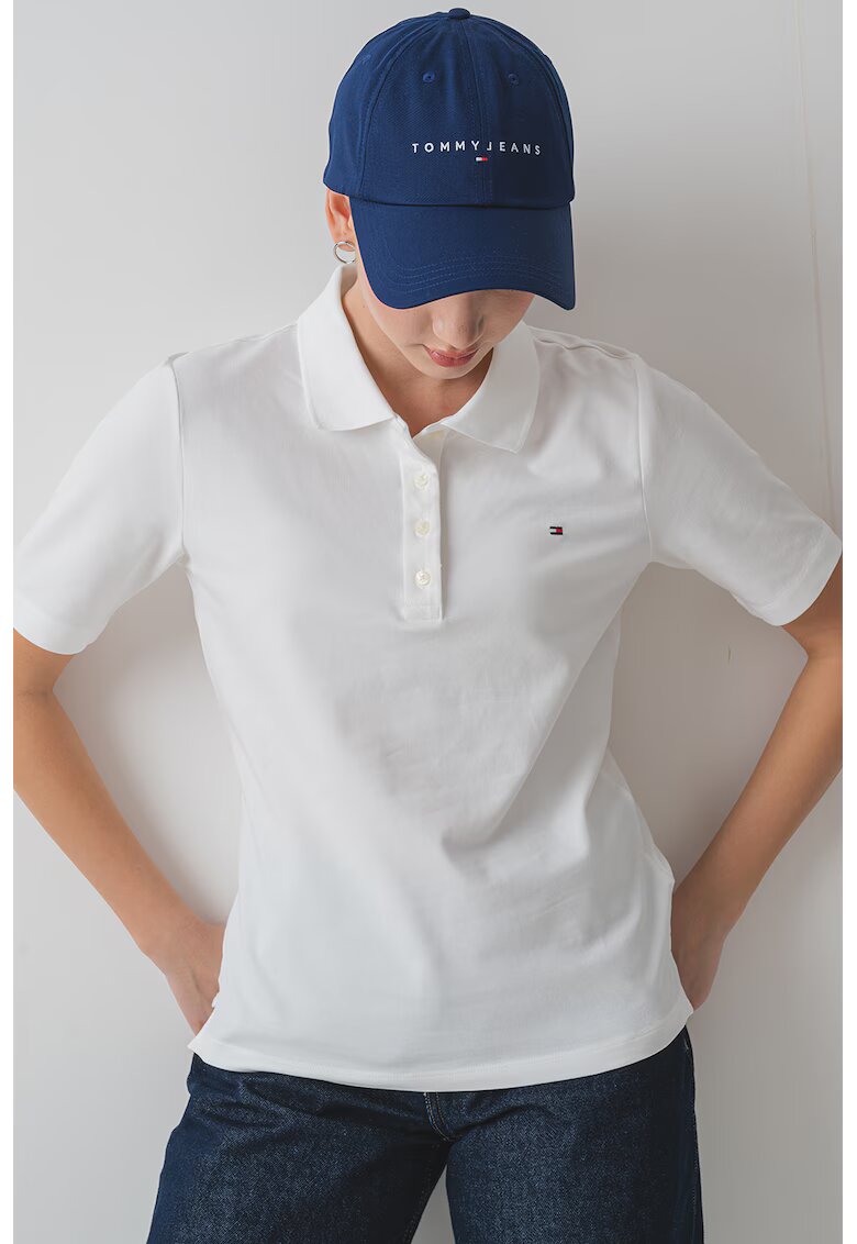 Tommy Hilfiger Стандартна тениска с яка и лого