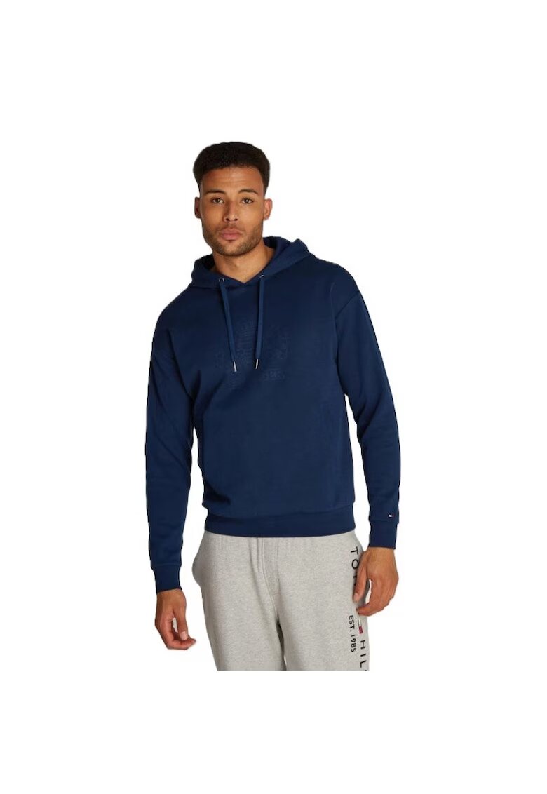 Tommy Hilfiger Суитшърт EMBOSSED HILFIGER CREST HOODY-MW0MW37459-DAF