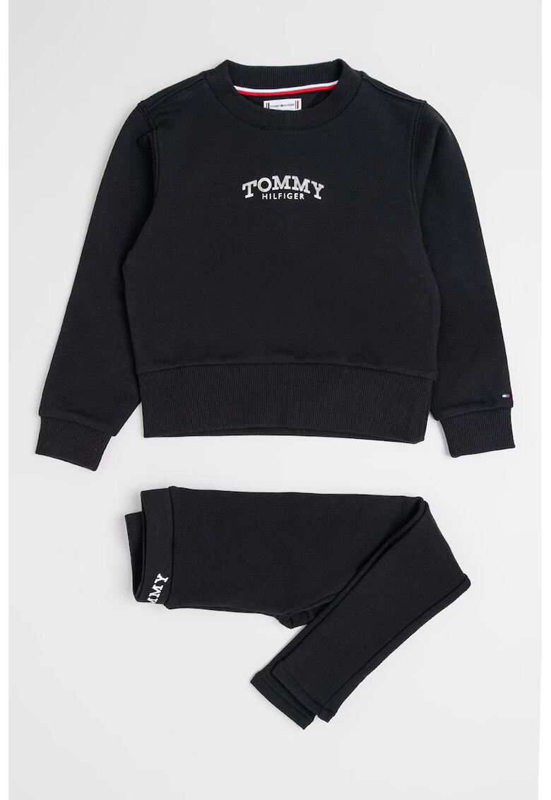 Tommy Hilfiger Суитшърт и клин - 2 части - Черен