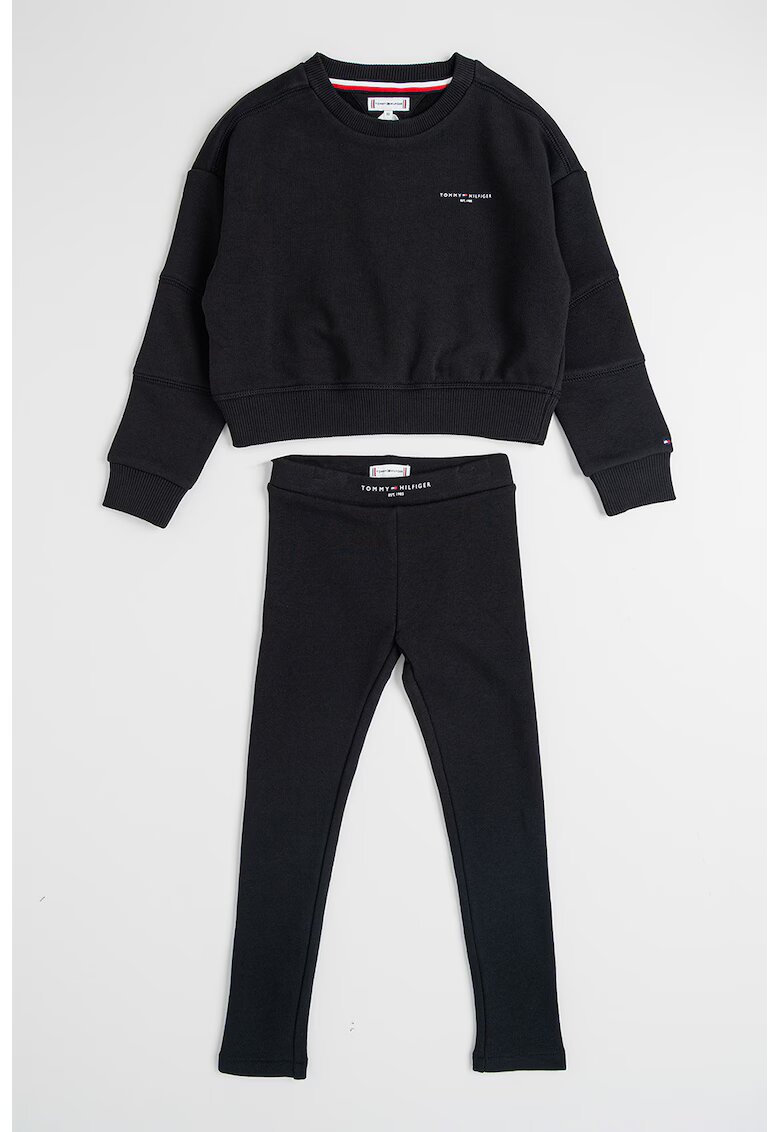 Tommy Hilfiger Суитшърт и клин с лого - 2 части