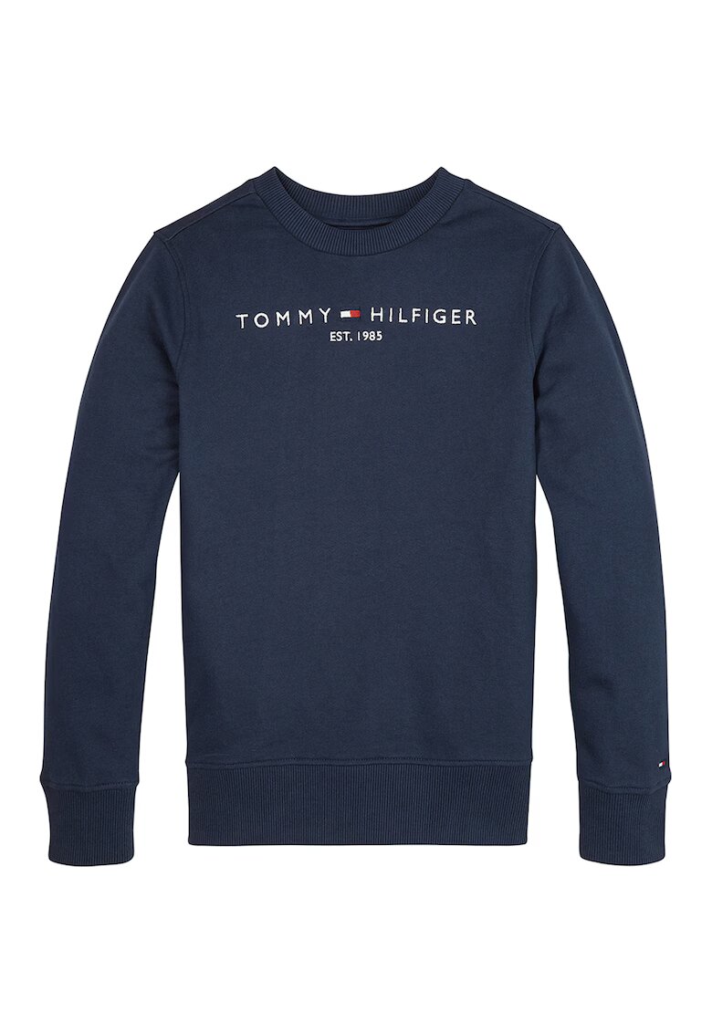 Tommy Hilfiger Суитшърт с лого - Бял/Тъмносин