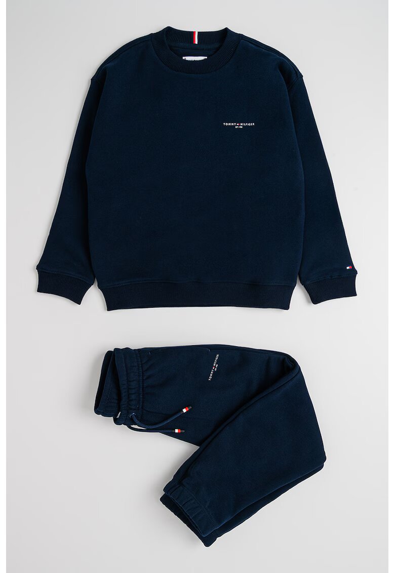Tommy Hilfiger Суитшърт с памук - Тъмносин