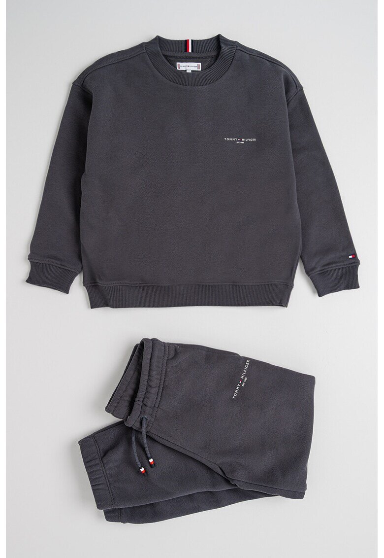 Tommy Hilfiger Суитшърт с памук - Tъмносив