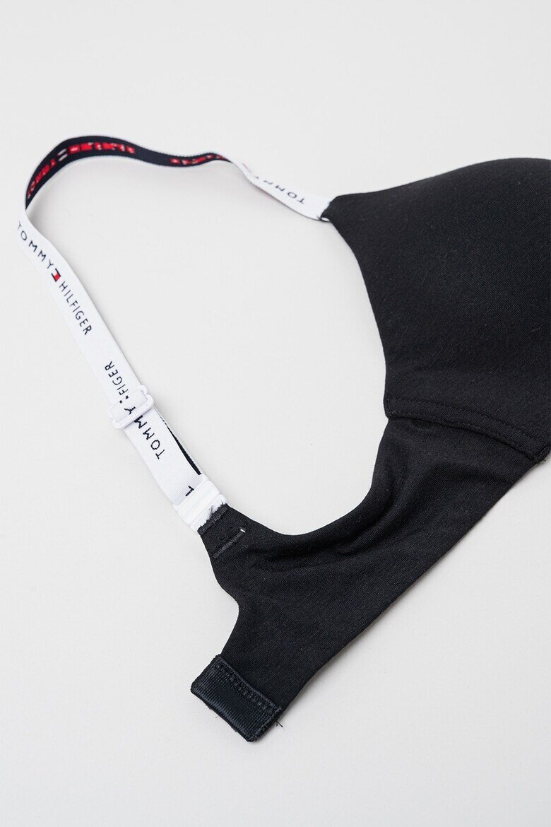 Tommy Hilfiger Сутиен с модал Бял/Черен