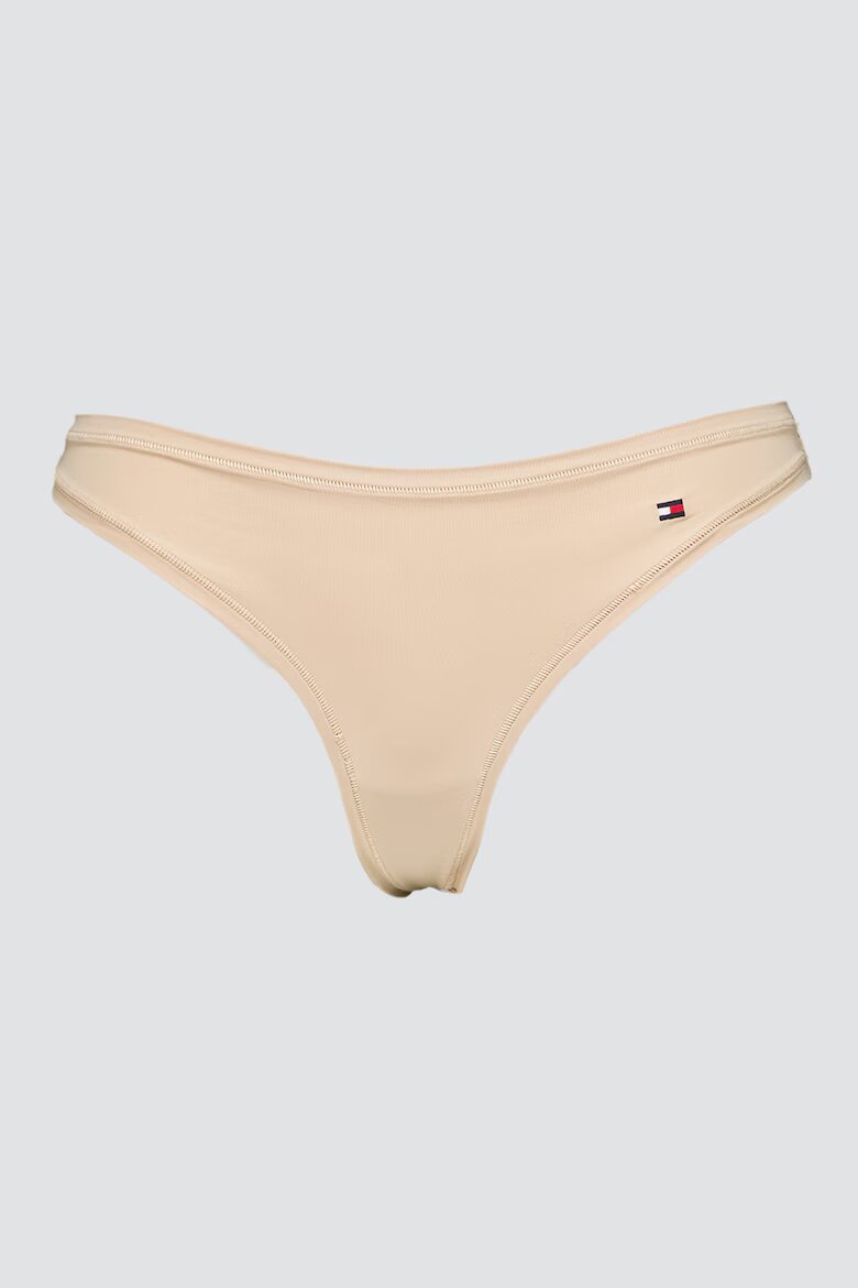 Tommy Hilfiger Танга с лого Светло бежово