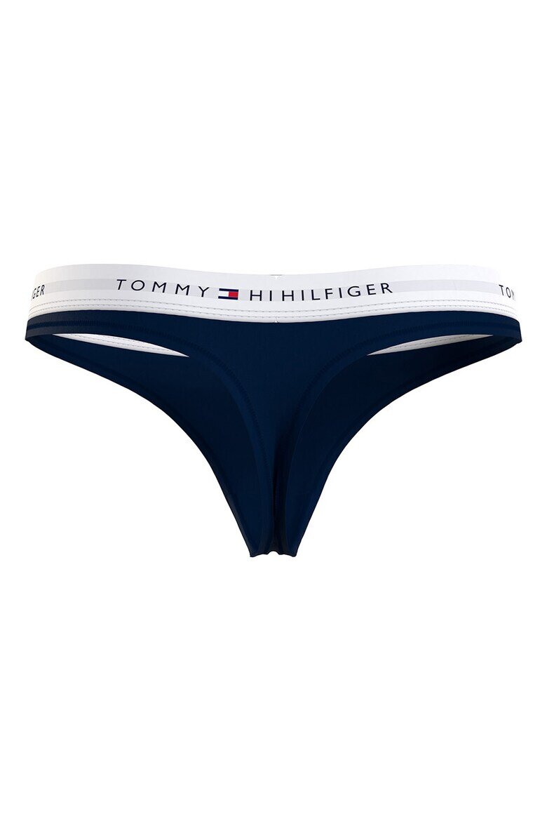 Tommy Hilfiger Танга с лого Тъмносин