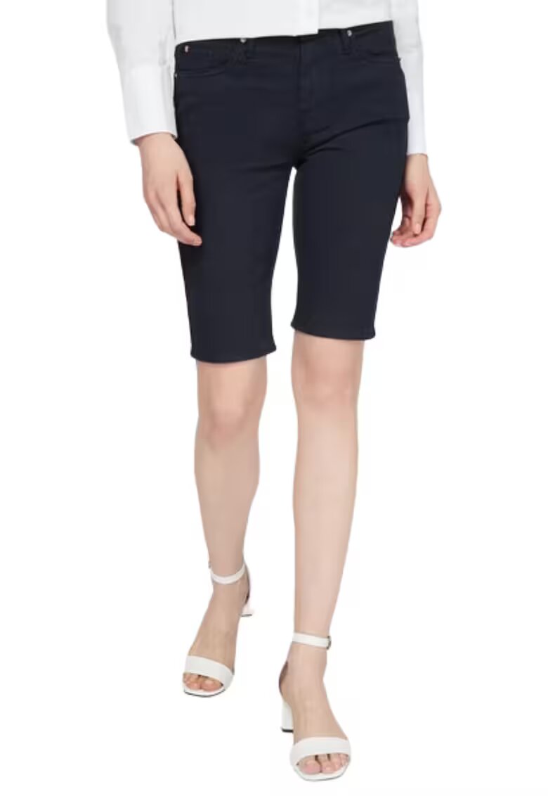 Tommy Hilfiger Тънки шорти Venice - памук - тъмносини -