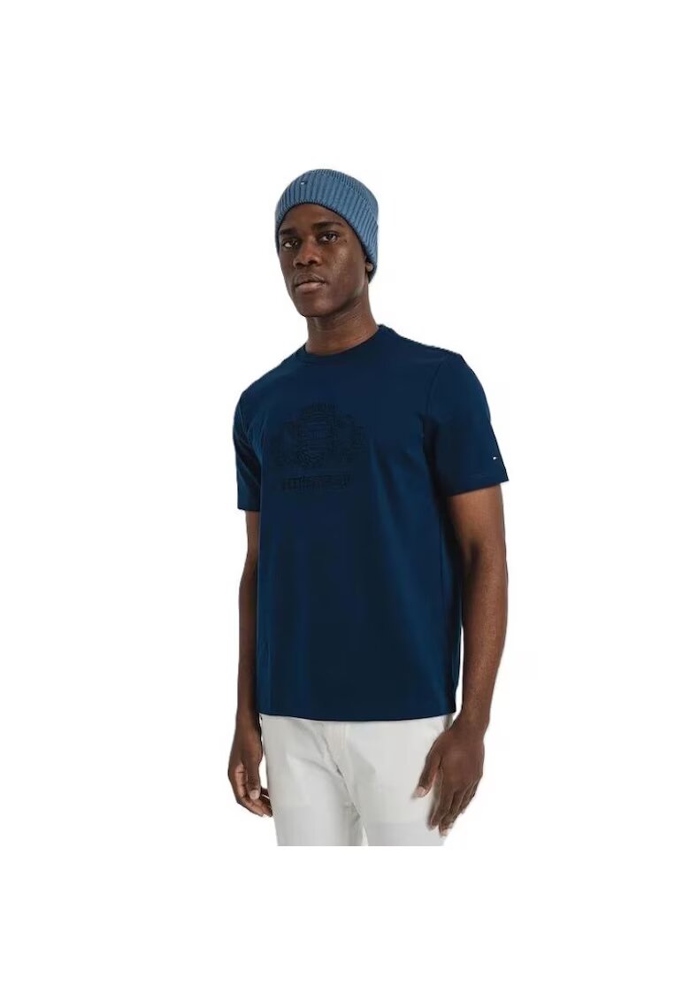 Tommy Hilfiger Тениска EMBOSSED HILFIGER CREST TEE-MW0MW37441-DAF