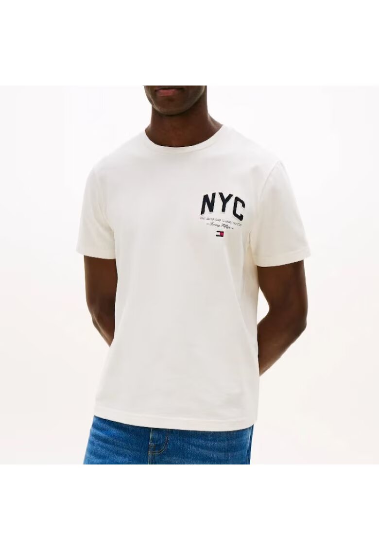 Tommy Hilfiger Тениска HILFIGER SCRIPT NYC TEE-MW0MW40427-Z00