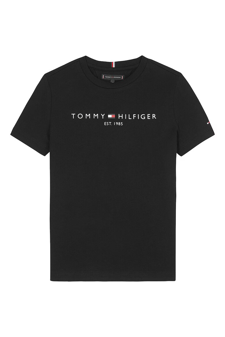 Tommy Hilfiger Тениска от органичен памук Черен