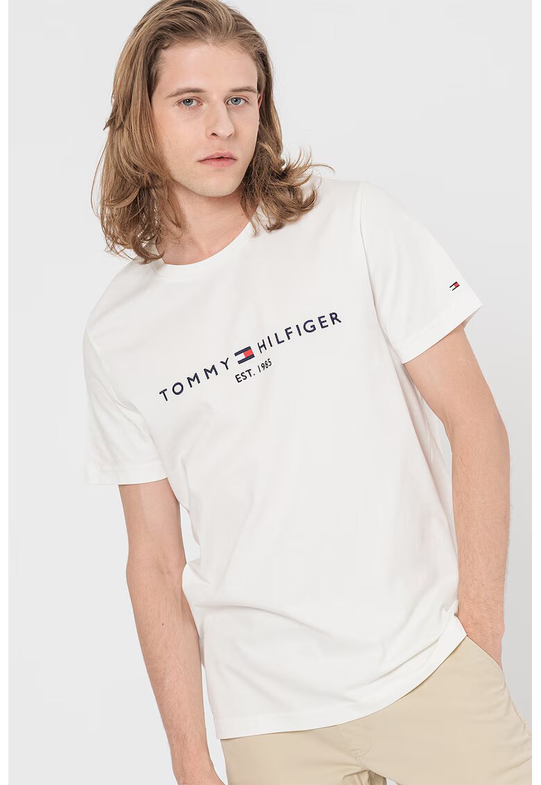 Tommy Hilfiger Тениска от органичен памук с лого и надписи