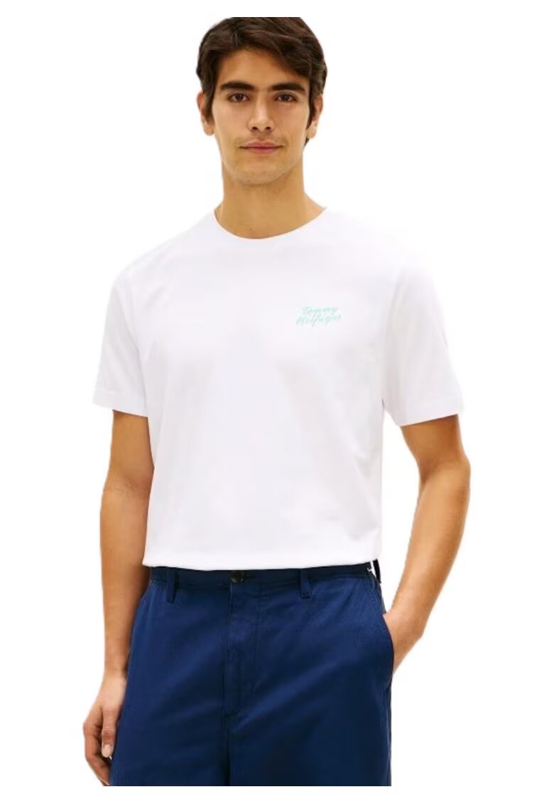 Tommy Hilfiger Тениска PALM PHOTO PRINT TEE-MW0MW42386-YBR