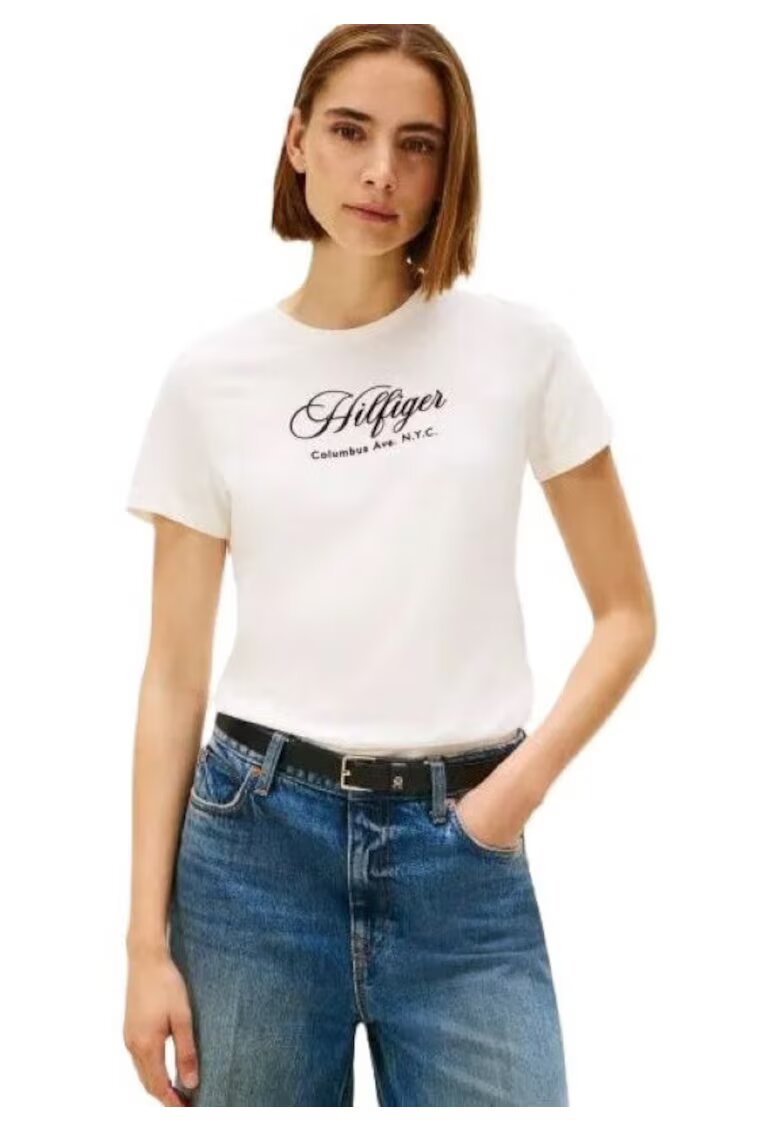 Tommy Hilfiger Тениска SCRIPT REG C-NK SS TEE-WW0WW46120-YA8