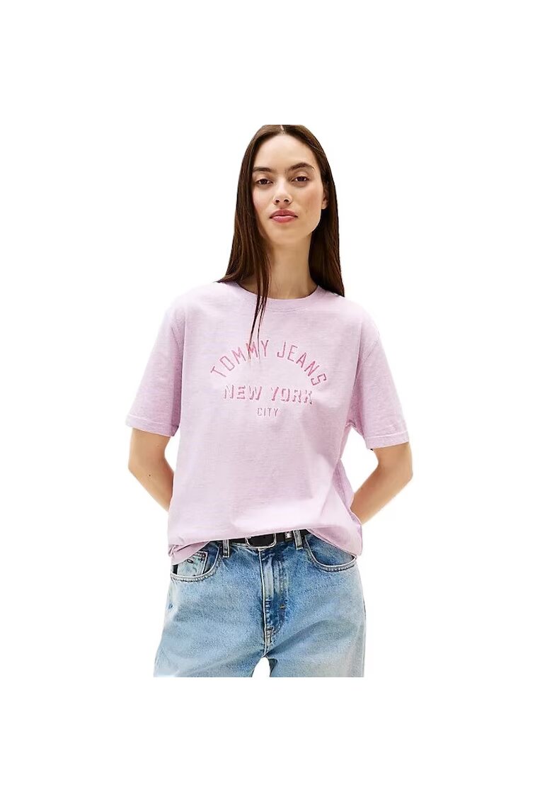 Tommy Hilfiger Тениска TJW RLX VARSITY OVERDYE TEEEXT-DW0DW21399-U06