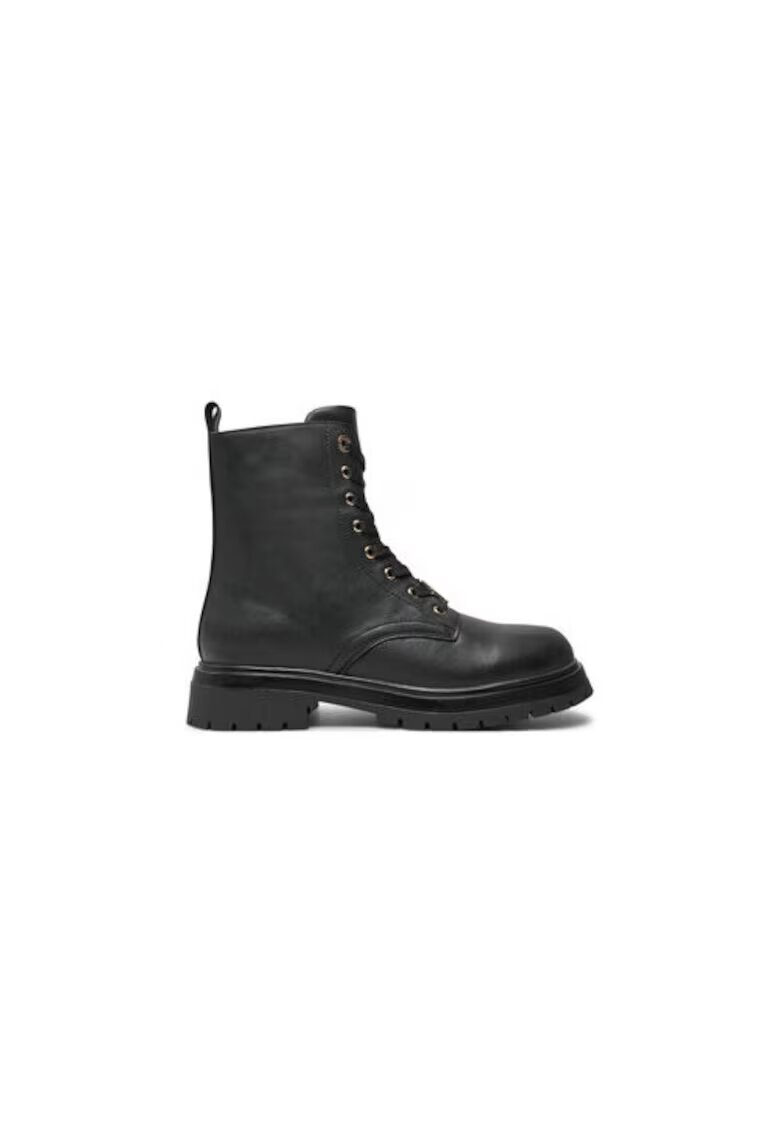 Tommy Hilfiger Туристически обувки за момичета - 304426223 - естествена кожа - черен