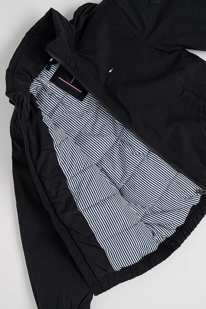 Tommy Hilfiger Яке Essential с качулка и цип Черен