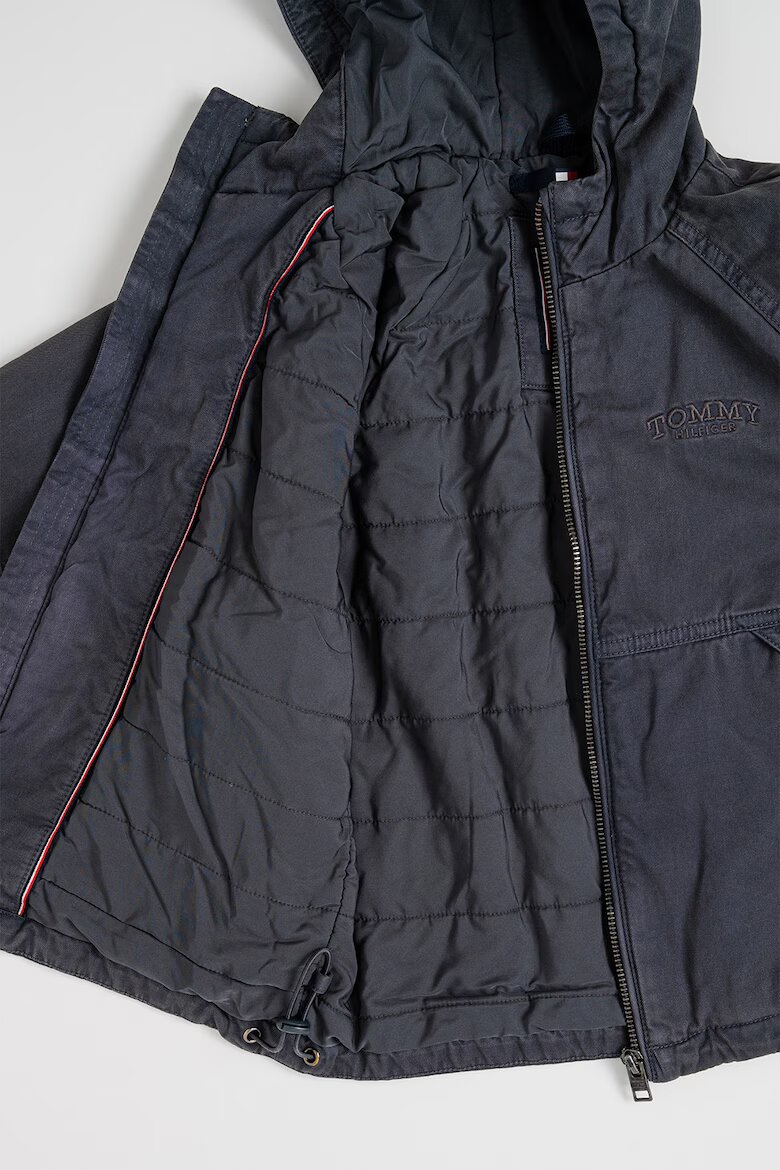 Tommy Hilfiger Яке с деграде ефект Антрацитно сиво