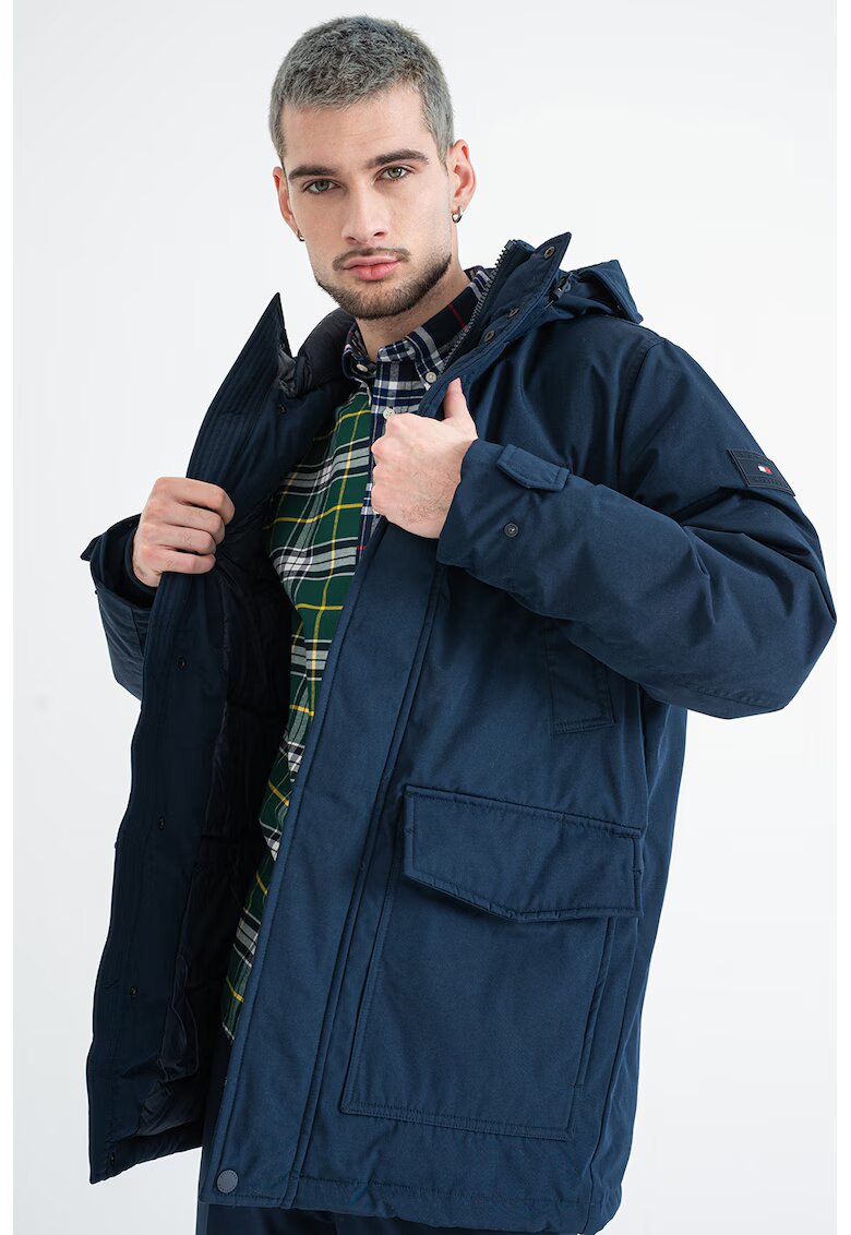 Tommy Hilfiger Зимна парка с джобове с капаче