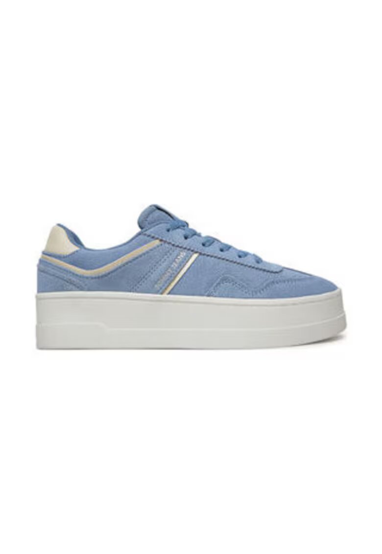 Tommy Jeans Дамски кецове - естествена кожа - 304430046