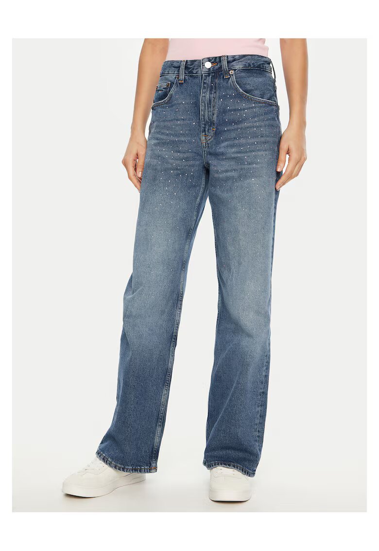 Tommy Jeans Дамски сини блузи