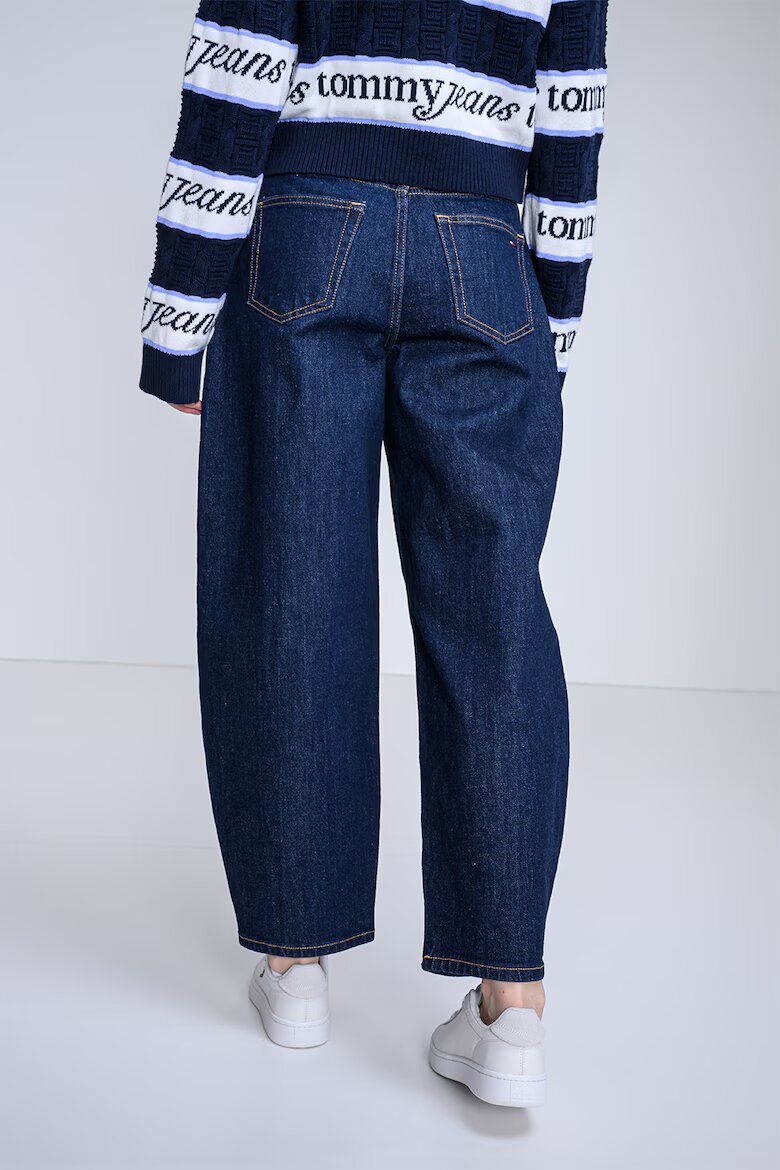 Tommy Jeans Дънки Barrel Jeanie със средновисока талия Тъмносин