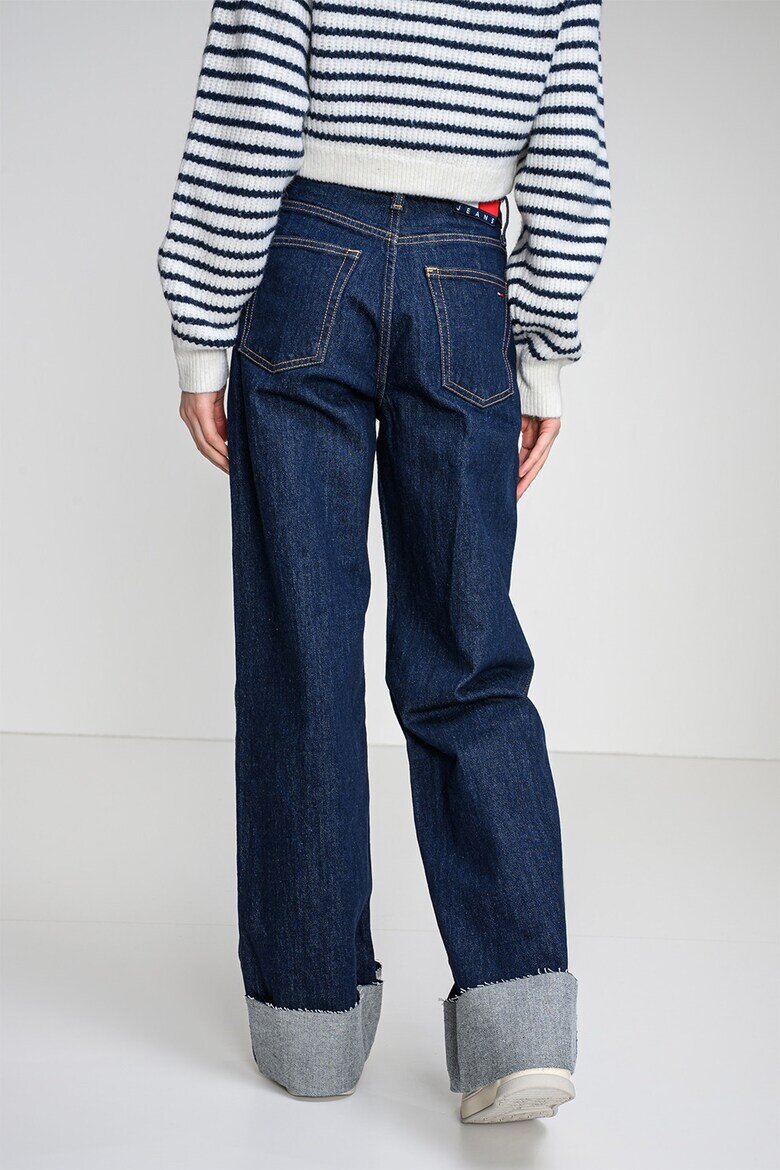Tommy Jeans Дънки Claire от органичен памук с широк крачол Индигово синьо