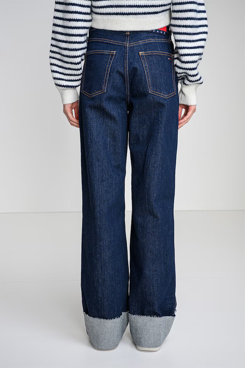 Tommy Jeans Дънки Claire от органичен памук с широк крачол Индигово синьо