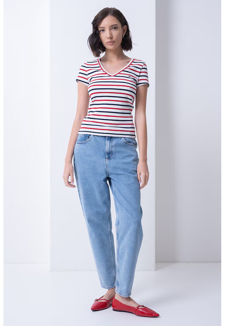 Tommy Jeans Дънки Mom с висока талия