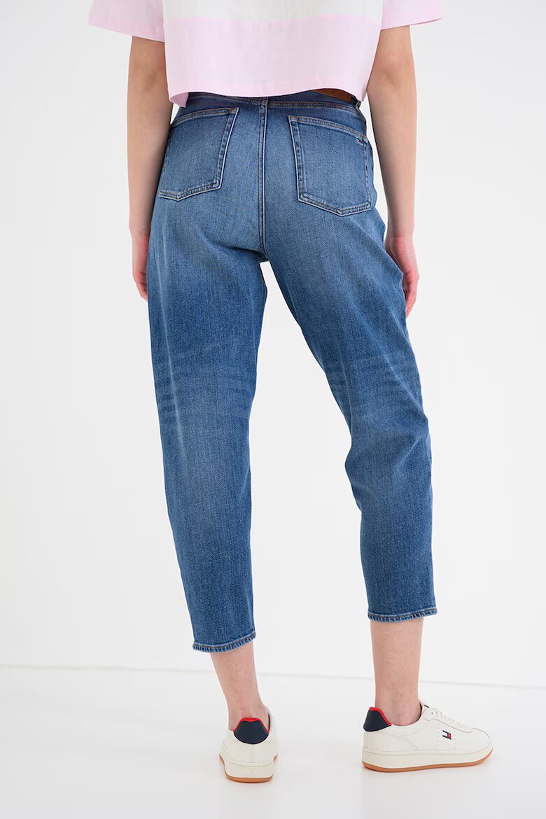 Tommy Jeans Дънки Mom с висока талия Кобалтово синьо